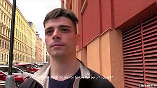 Czech hunter 530 pays for amateur gay rimjob and anal