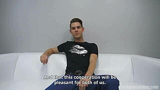 Czech gay casting with roman sucking blowjob in pov hardcore