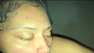 She Keeps Sucking After I Cum On Her Tits