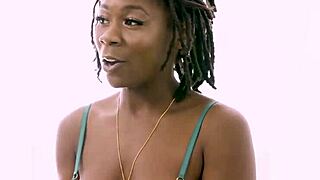 Hazel Grace Fucks Michael Vegas with Giant Black Dick