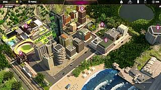 I am playing the complete steps of debauchery part 7 with naked old men at the beach.