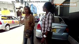Lesbian Public Pickup Turns Steamy in African Toilet Scene