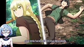 This isekai hentai has amazing big tits and futanari scenes!