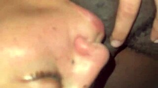 She Keeps Sucking After I Cum On Her Tits