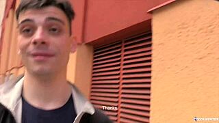 Czech hunter 530 pays for amateur gay rimjob and anal