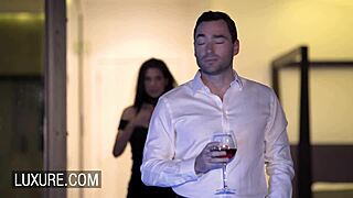 Wanna watch this brunette bang in front of husband?