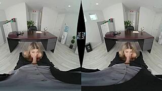 Kayla kayden celebrates anniversary with sex in corner office