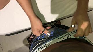 Marcella Branquinha gives it to her boyfriend in doggystyle