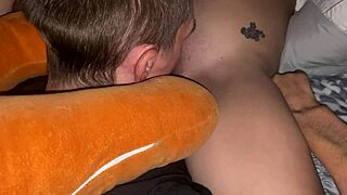 he teases my shaved pussy for hours. then denies my orgasm!