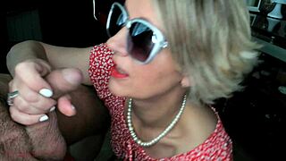 Beautiful bitch mature - naughty slut who LOVES COCK and cum in her face - facial cumshot!