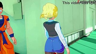 Watch android 18 and 21 get horny in dragon ball zex 2