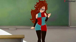 Watch android 18 and 21 get horny in dragon ball zex 2