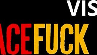 Married woman dominates with deepthroat and face fucking