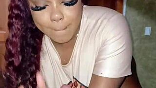 Stepsister alone in room asks for creampie.