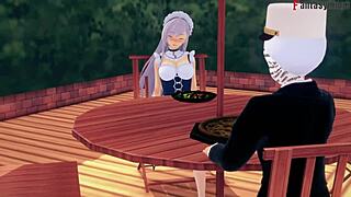 belfast invites for lunch and fuck in azurlane