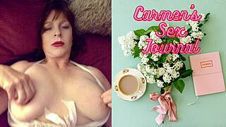 gilf carmen bent over in doggystyle and missionary, cumming hard