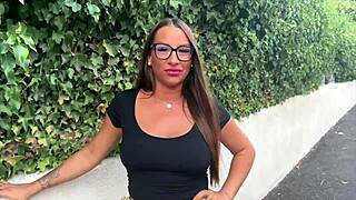 mila and her glasses back for rough sex and deepthroat