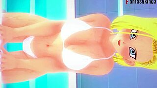 dragon ball zex 2 android 18 fucking in bikini 😍