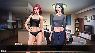 Hentai game with red string continues, here is the 9th part