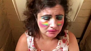 i enjoy swallowin' his cum n' piss after he gags me on his cock in the toilet