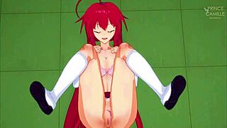 Rias, learn to fuck like a porn star!