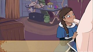 im playin four elemnt trainer book 5 slav part 2 in anime style