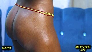 Horny ebony chaniafalls feels intense pleasure during pov fucking and creampie