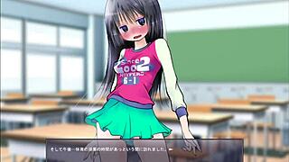 exposing the girl in this anime hentai game part 1 😈