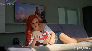 sia siberia has spider-man sex at home with big cock