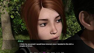 let's play knights tale part 2 with these blonde and redhead characters showing small tits.