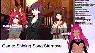 Vtuber Lewdneko Plays Shining Song Starnova Mariya Route Part 1.