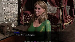 let's play knights tale part 2 with these blonde and redhead characters showing small tits.