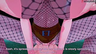 鸣人里Anko Mitarashi动漫做爱3