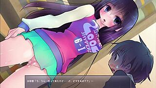 exposing the girl in this anime hentai game part 1 😈