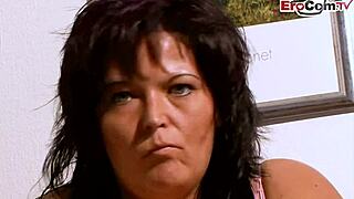 Curvy Thick German Housewife Bangs Stranger Hard!