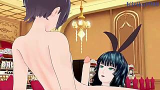 Tatsumaki Says Fubuki's Big Tits Look Sexy In Bunny Girl Outfit