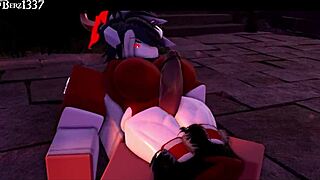 Succubus says, 'Feel my thighs on your cock'