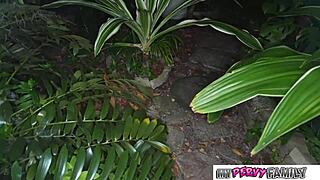 pranked in PARK by HOT STEPSIS mackenzie mace