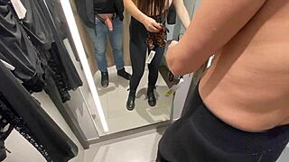 I asked the store clerk for a blowjob in the fitting room 😏