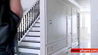 GINGER EDYN BLAIR'S GREEN LINGERIE RIPPED OFF!