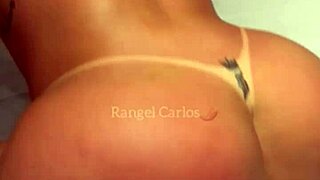 Ass bouncing with cum after good fucking