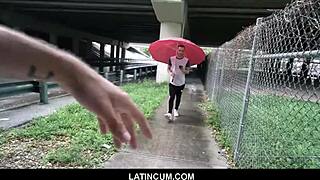 Young straight guy gets paid for gay sex on the street, pov style 😏