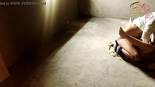 School girlfriend fucked roughly in new house?