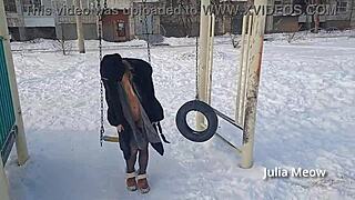 Winter Naked Stories Outdoor Exhibitionist Adventures