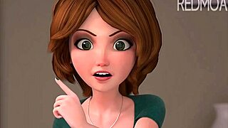 Aunt Cass Gets Fucked in 3D Cartoon with Mother-In-Law