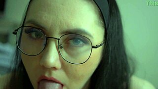 i’m obsessed, watching my wife suck and take a messy cumshot