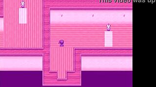 in the fallen princess setsuna game, the geisha gets fucked by men.