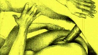 Vintage erotic art explores anime hentai themes