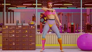 3d lesbian training in anime hentai style