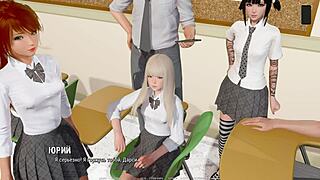 i play ripples part 9 as a cute japanese student in college